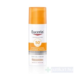 Eucerin Sun Színezett napozó krém arcra FF50+ 50 ml