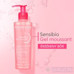 Bioderma Sensibio Gél Moussant 200 ml habzó gél