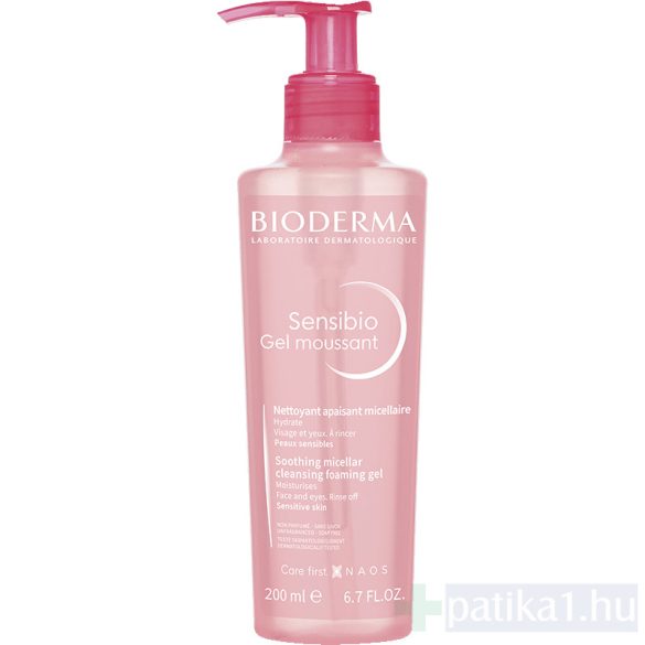 Bioderma Sensibio Gél Moussant 200 ml habzó gél
