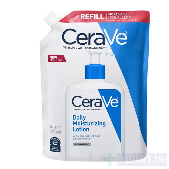CERAVE HIDRATÁLÓ TESTÁPOLÓ TEJ 473 ML - utántöltő kiszerelés