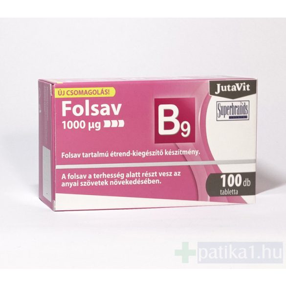 Jutavit Folsav 1000 mcg tabletta 100x