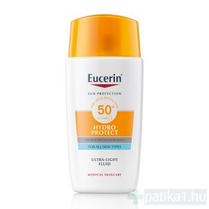 Eucerin Sun Hydro-Protect ultra könnyű napozó fluid arcra SPF50+ 50 ml