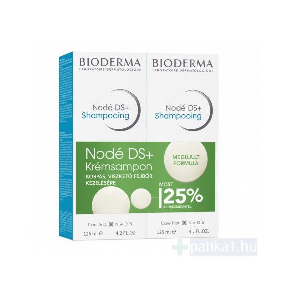 Bioderma Nodé DS krémsampon 2x125 ml DUPLACSOMAG