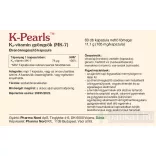 K-Pearls K2-vitamin étrendkiegészítő gyöngykapszula Pharma Nord 60x
