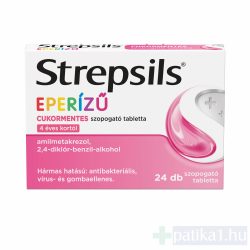 Strepsils eperízű cukormentes szopogató tabletta 24x