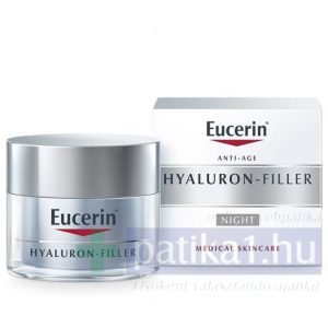 Eucerin Hyaluron-Filler Ráncfeltöltő éjszakai arckrém 50 ml