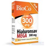 BioCo Hyaluronsav Mega 300 mg tabletta 60x