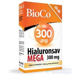 BioCo Hyaluronsav Mega 300 mg tabletta 60x