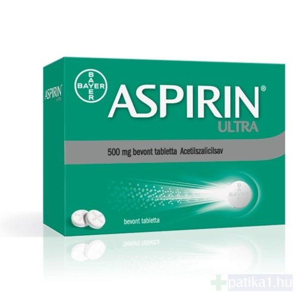 Aspirin Ultra 500 mg bevont tabletta 20 db