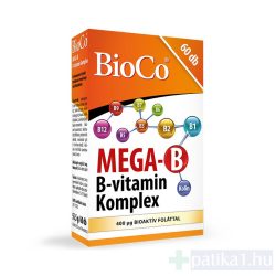 BioCo MEGA-B B-vitamin komplex étrendkiegészítő 60x
