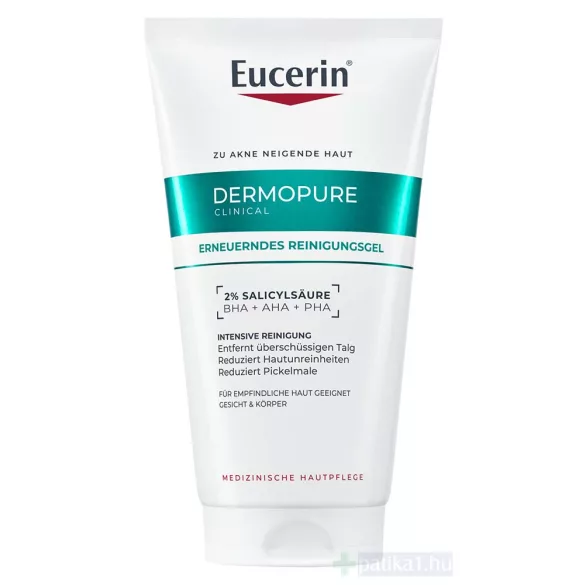 Eucerin DermoPure Clinical Correcting Cleanser Mélytisztító gél 150 ml