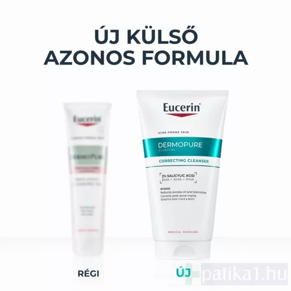 Eucerin DermoPure Clinical Correcting Cleanser Mélytisztító gél 150 ml