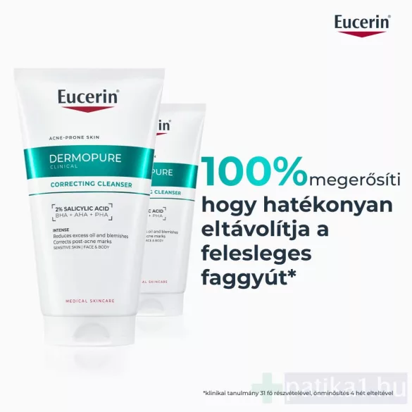 Eucerin DermoPure Clinical Correcting Cleanser Mélytisztító gél 150 ml