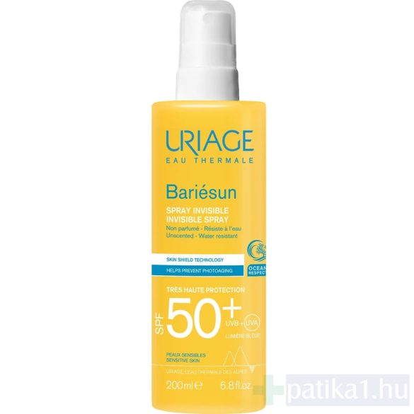 Uriage BARIÉSUN Illatmentes spray SPF50+	200 ml