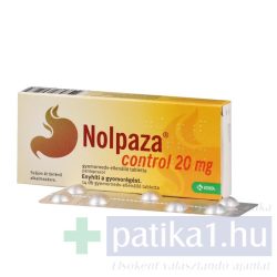 Nolpaza Control 20 mg gyomornedv-ellanálló tabletta 14 db