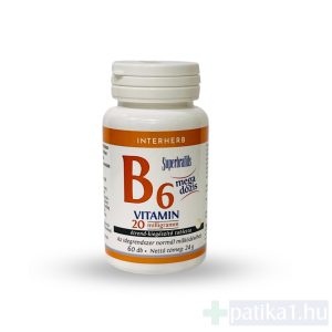 Interherb B6-vitamin 20 mg tabletta 60x