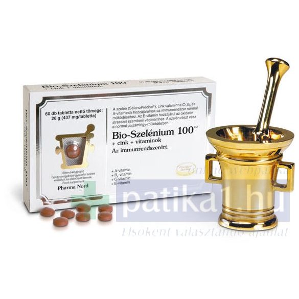 Bio-Szelénium 100+cink+vitaminok tabletta 60x