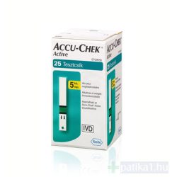 AccuCheck Active Glucose vércukormérő tesztcsík 25x 