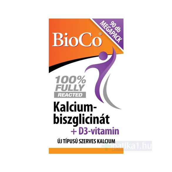 BioCo Kalcium-biszglicinát + D3 filmtabletta megapack 90x