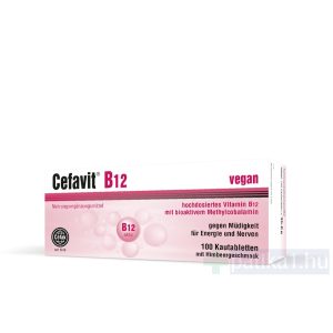 Cefavit B12 rágótabletta 60 db