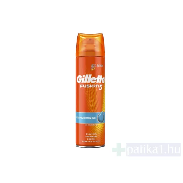 Gillette Borotvazselé Fusion Moisturising 200 ml 