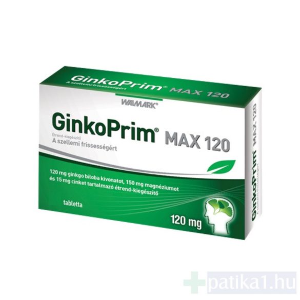 GinkoPrim MAX 120 mg 60 db tabletta