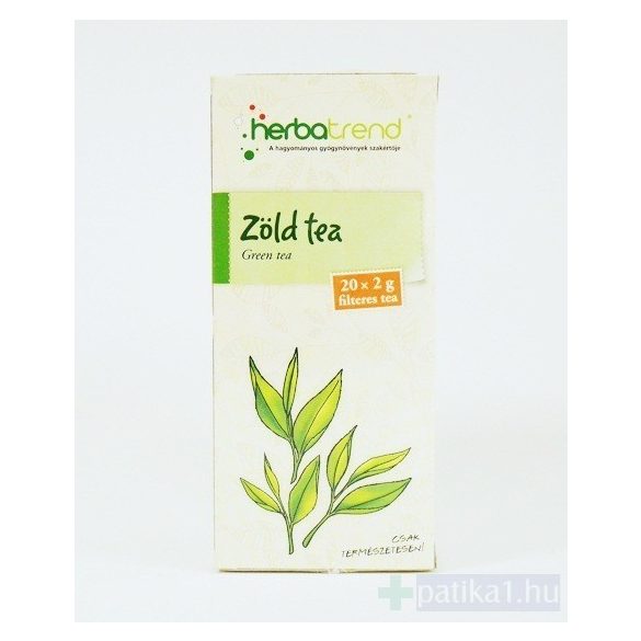 Zöld Tea Filteres Herbatrend 20x2g 
