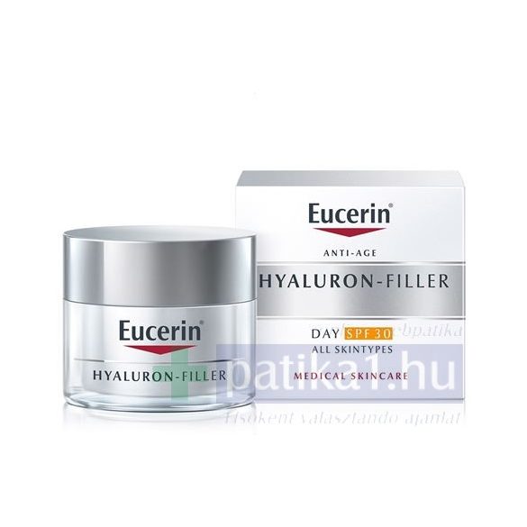 Eucerin Hyaluron-Filler Ráncfeltöltő nappali arckrém SPF 30 50 ml