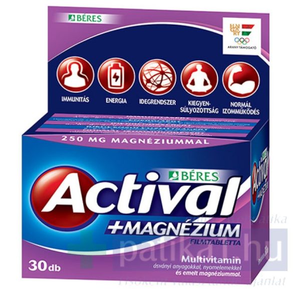Béres Actival + Magnézium 30x flimtabletta