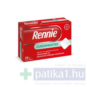 Rennie cukormentes rágótabletta 36x