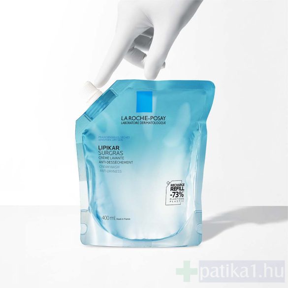 LRP Lipikar Surgras krémtusfürdő 400 ml utántöltő kiszerelés