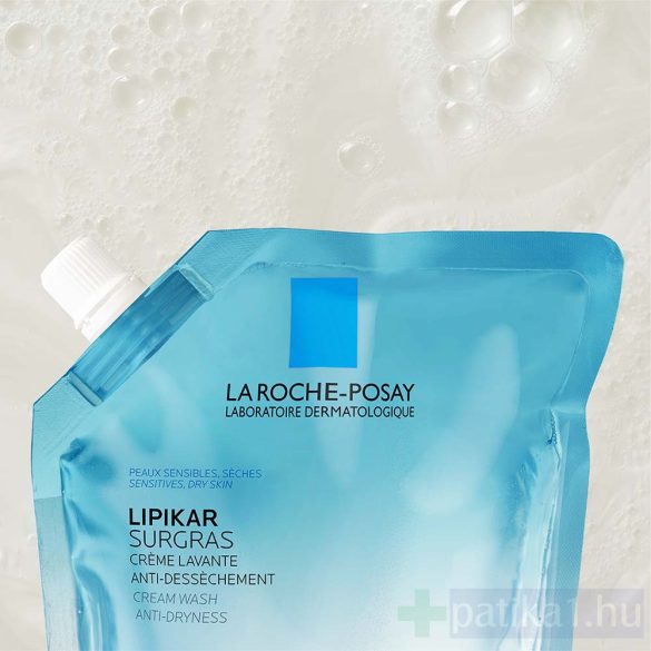 LRP Lipikar Surgras krémtusfürdő 400 ml utántöltő kiszerelés
