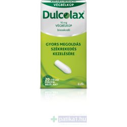 Dulcolax 10 mg végbélkúp