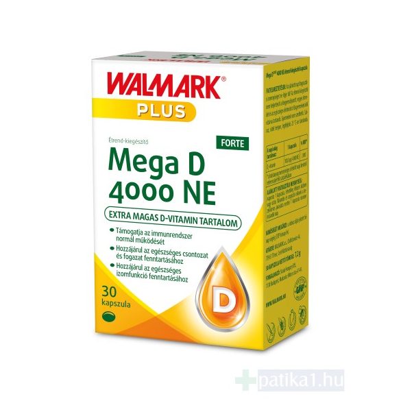 Walmark Mega D 4000 NE Forte kapszula 30x