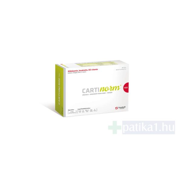 Cartinorm + D3 étrendkiegészítő filmtabletta 60x