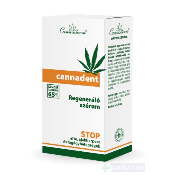 Cannaderm Cannadent regeneráló szérum 5 ml