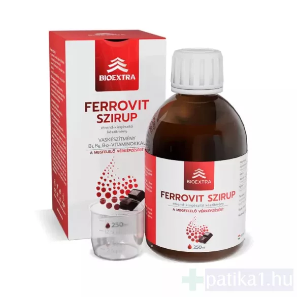Bioextra Ferrovit étrendkiegészítő szirup 250 ml 