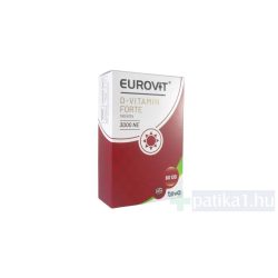 Eurovit D 3000 NE Forte étrendkieg tabletta 60x