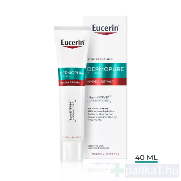 Eucerin DermoPure Clinical Hydra Repair Bőrnyugtató krém 40 ml