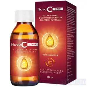 Novo C Plus liposzómás retard C-vitamin 500 mg rutin folyadék 120 ml