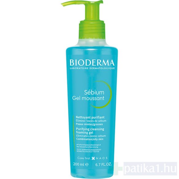 Bioderma Sébium Moussant habzó gél 200 ml