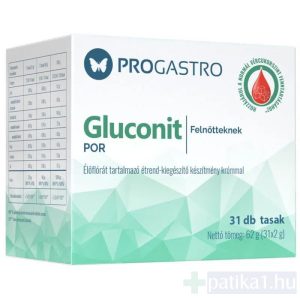 ProGastro Gluconit étrendkiegészítő por felnőtteknek 31x