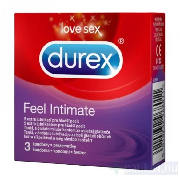 Durex óvszer Feel Intimate 3x