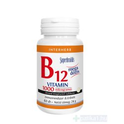 Interherb B12-vitamin 1000 mcg tabletta 60x