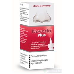 Novorin Plus 1 mg/ml + 50 mg/ml oldatos orrspray 10 ml