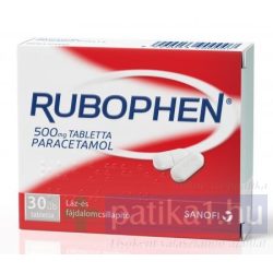 Rubophen 500 mg tabletta 30 db paracetamol
