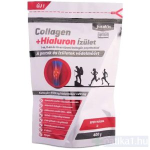 JutaVit Collagen+ Hialuron Ízület por eper-málna 400 g