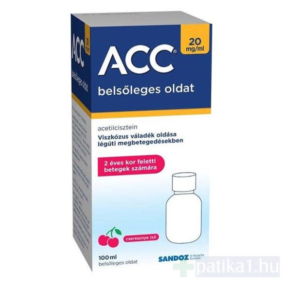 ACC 20 mg/ml belsőleges oldat 100 ml