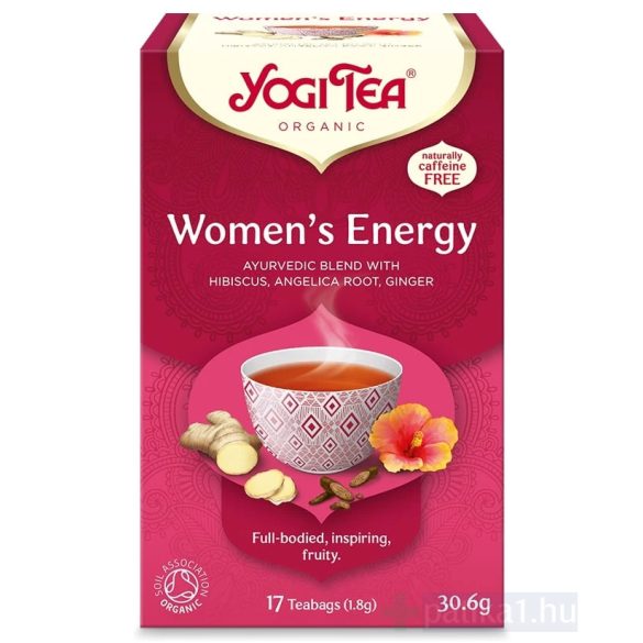 YogiTea Bio Női Energia tea filteres 17x