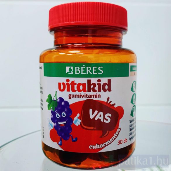 Béres Vitakid Vas gumivitamin gumitabletta 30x 